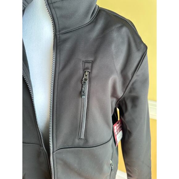 Swiss Tech Performance Gear Black Full Zip Jacket Peak Technology Size Small NWT - Picture 7 of 10